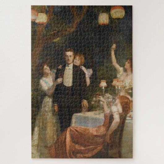 De tuin van Armida (door John Collier) Legpuzzel (Verticaal)