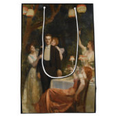 De tuin van Armida (door John Collier) Medium Cadeauzakje (Achterkant)