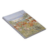 De tuin van Celia Thaxter van Frederick Childe Has Notitieboek (Rechterzijde)