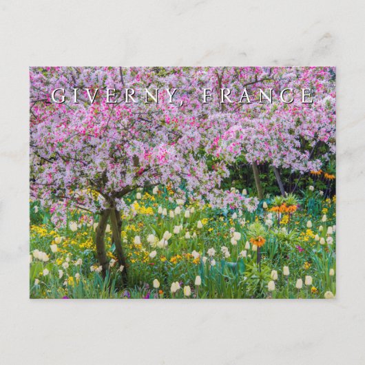 De tuin van Claude Monet | Gefeliciteerd met je ve Briefkaart (Voorkant)