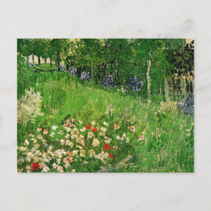 De tuin van Daubigny door Van Gogh Briefkaart
