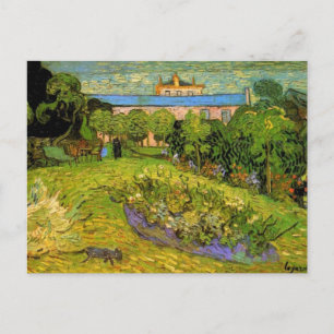 De tuin van Daubigny door Vincent van Gogh Briefkaart