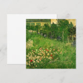 De tuin van Daubigny door Vincent van Gogh, Le Jar (Voorkant / Achterkant)