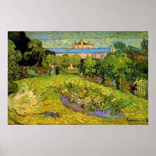 De tuin van Daubigny door Vincent van Gogh, Le Jar Poster (Voorkant)