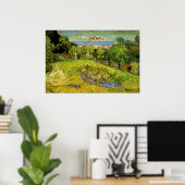 De tuin van Daubigny door Vincent van Gogh, Le Jar Poster (Thuiskantoor)