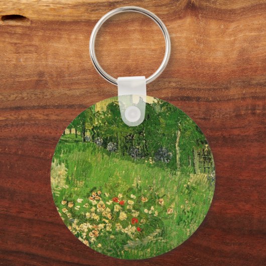 De tuin van Daubigny - Vincent van Gogh Sleutelhanger (Voorkant)
