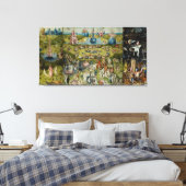 De tuin van de aardse delers Hieronymus Bosch Canvas Afdruk (Insitu (Slaapkamer))