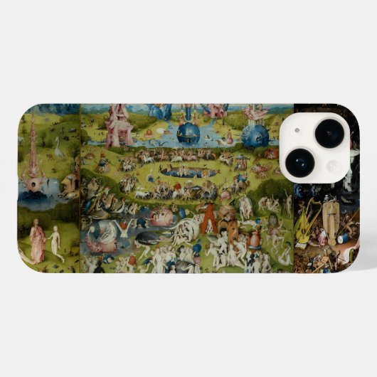 De tuin van de aardse delers Hieronymus Bosch Case-Mate iPhone Case (Achterkant (horizontaal))