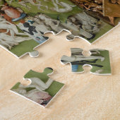 De tuin van de aardse delers Hieronymus Bosch Legpuzzel (Zijkant)