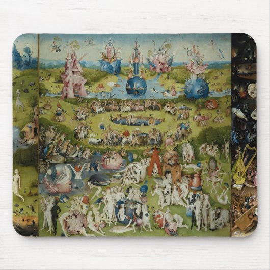 De tuin van de aardse delers Hieronymus Bosch Muismat (Voorkant)