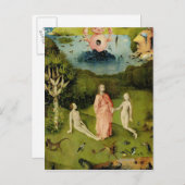 De tuin van de aardse gewichten 2 briefkaart (Voorkant / Achterkant)