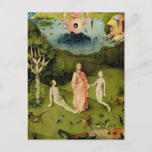 De tuin van de aardse gewichten 2 briefkaart