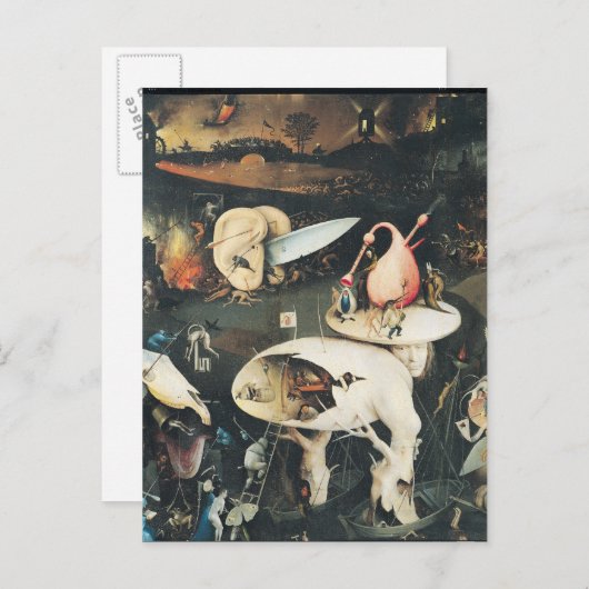 De tuin van de aardse gewichten 2 briefkaart (Voorkant / Achterkant)