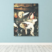 De tuin van de aardse gewichten 2 canvas afdruk (Insitu (Houten vloer))