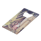 De tuin van de aardse gewichten 2 creditkaart flessenopener (Voorkant Gekanteld)