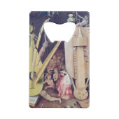 De tuin van de aardse gewichten 2 creditkaart flessenopener (Achterkant)