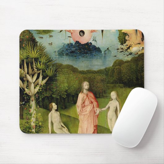 De tuin van de aardse gewichten 2 muismat (Met muis)