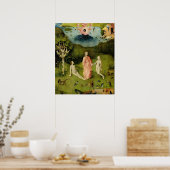 De tuin van de aardse gewichten 2 poster (Keuken)