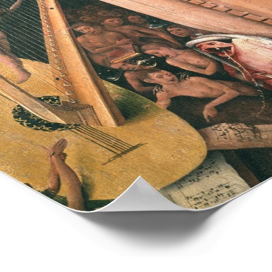 De tuin van de aardse gewichten 2 poster (Hoek)