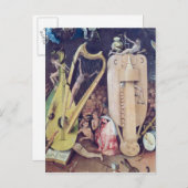 De tuin van de aardse gewichten briefkaart (Voorkant / Achterkant)