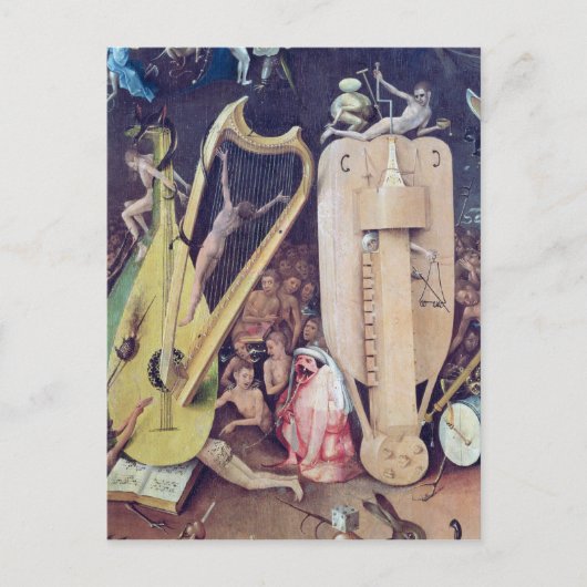 De tuin van de aardse gewichten briefkaart (Voorkant)