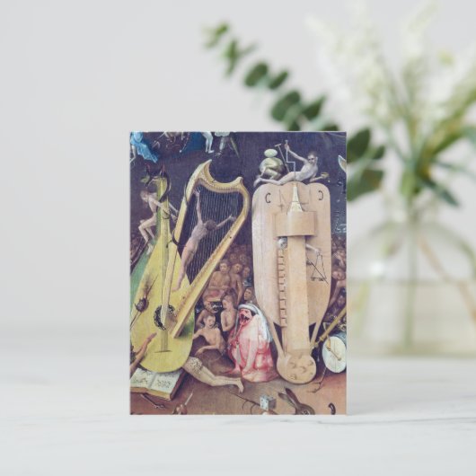 De tuin van de aardse gewichten briefkaart (Staand voorkant)