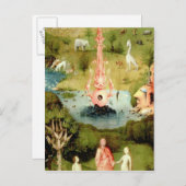 De tuin van de aardse gewichten briefkaart (Voorkant / Achterkant)