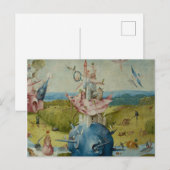 De tuin van de aardse gewichten briefkaart (Voorkant / Achterkant)