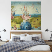 De tuin van de aardse gewichten canvas afdruk (Insitu (Slaapkamer))