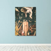 De tuin van de aardse gewichten canvas afdruk (Insitu (Houten vloer))