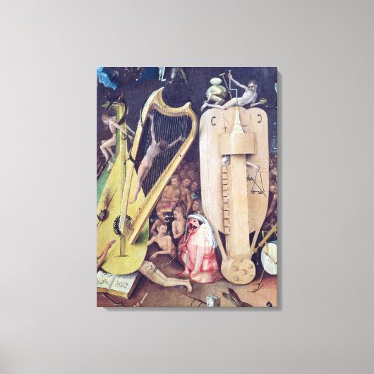 De tuin van de aardse gewichten canvas afdruk (Voorkant)