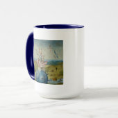 De tuin van de aardse gewichten mok (Voorkant links)