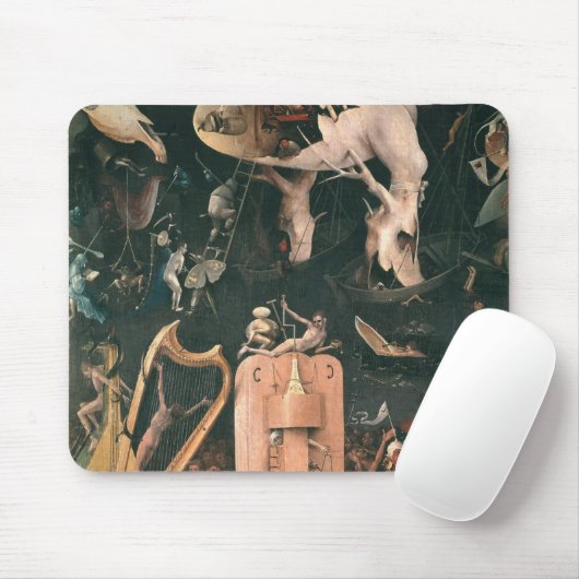 De tuin van de aardse gewichten muismat (Met muis)