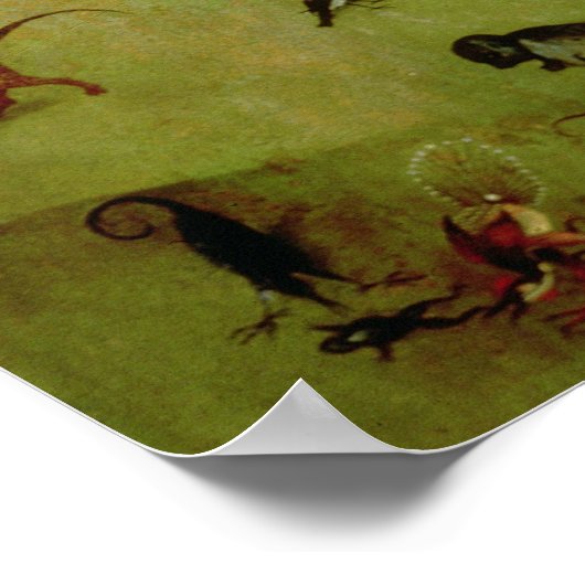 De tuin van de aardse gewichten poster (Hoek)