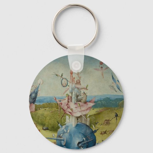 De tuin van de aardse gewichten sleutelhanger (Voorkant)