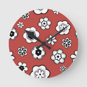 De Tuin van de bloem in het Nevelige Rood van de Ronde Klok