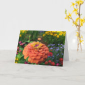De Tuin van de bloem kleurt Kaart (Gele Bloem)