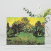 De tuin van de dichter door Vincent van Gogh (Staand voorkant)