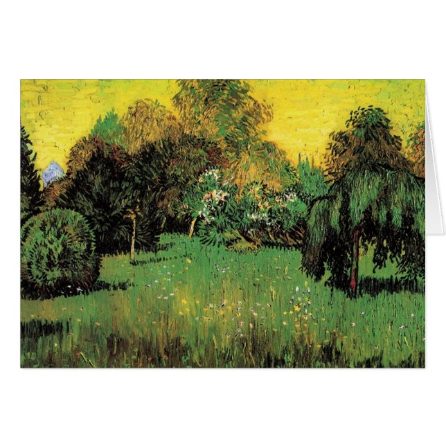 De tuin van de dichter door Vincent van Gogh. (Voorkant Horizontaal)