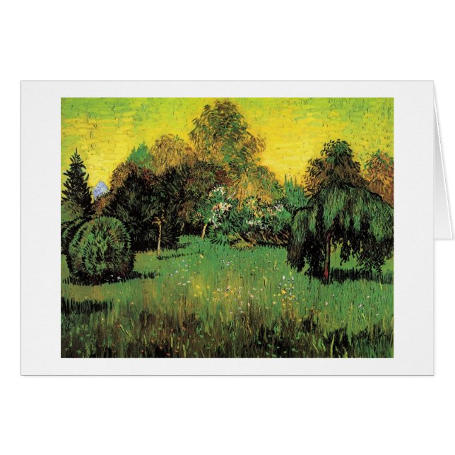 De tuin van de dichter door Vincent van Gogh. (Voorkant Horizontaal)