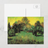 De tuin van de dichter door Vincent van Gogh Briefkaart (Voorkant / Achterkant)