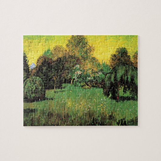 De tuin van de dichter door Vincent van Gogh Legpuzzel (Horizontaal)