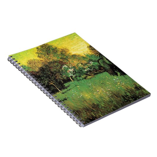 De tuin van de dichter door Vincent van Gogh. Notitieboek (Rechterzijde)