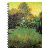De tuin van de dichter door Vincent van Gogh. Notitieboek (Voorkant)