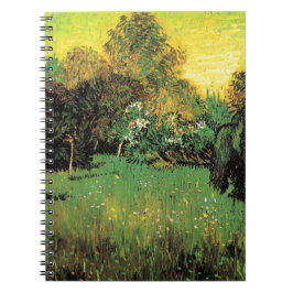 De tuin van de dichter door Vincent van Gogh. Notitieboek