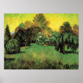De tuin van de dichter door Vincent van Gogh Poster (Voorkant)