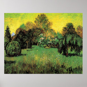 De tuin van de dichter door Vincent van Gogh. Poster