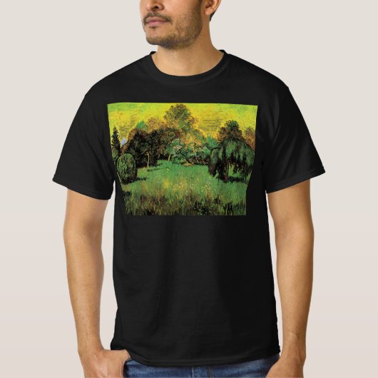 De tuin van de dichter door Vincent van Gogh T-shirt (Voorkant)