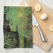 De tuin van de dichter door Vincent van Gogh Theedoek (Quarter Fold)