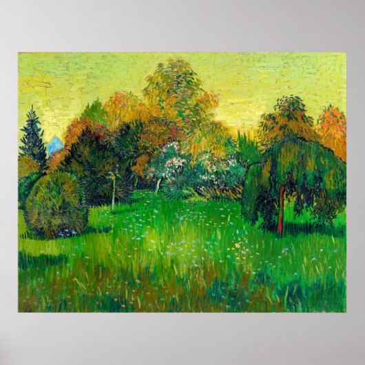 De tuin van de dichter poster (Voorkant)